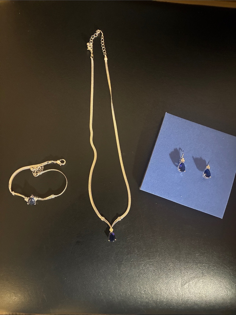 2003 Avon September birthstone jewelry set